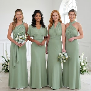 Sage Green Brides Maid Dresses - Etsy