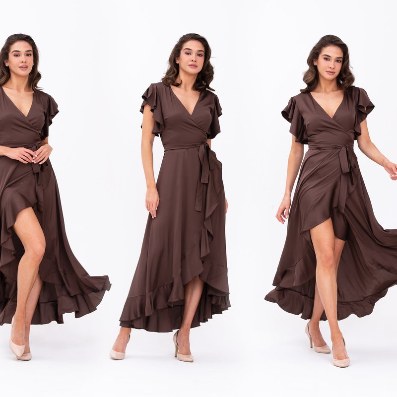oh polly nevali dress Bandeau Ruffle Detail Maxi in Dusty Pink group-DHD6425P Pleated Light Blue Tulle Ink Colour:Violet