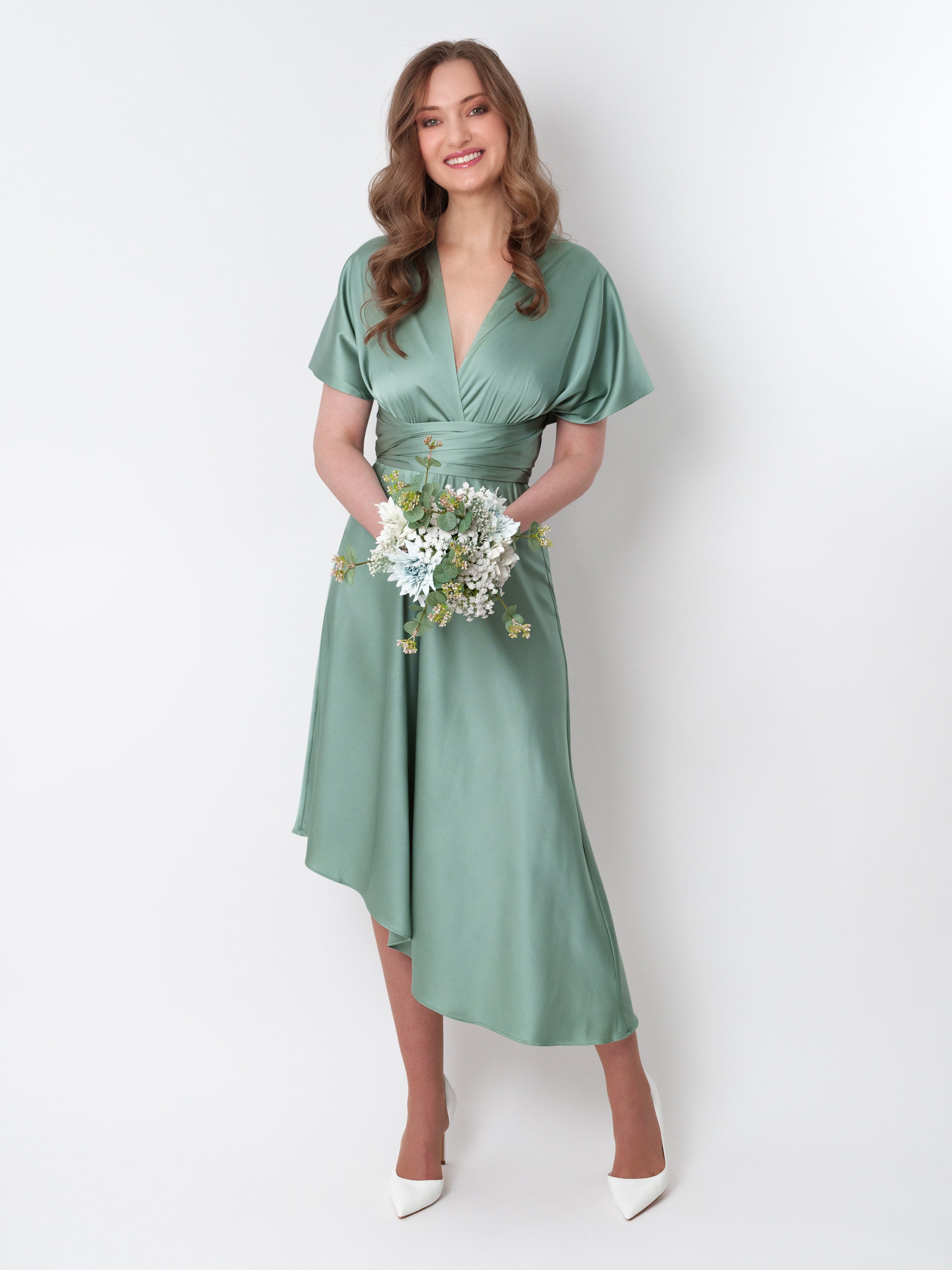 infinity dress light green Thar Dress