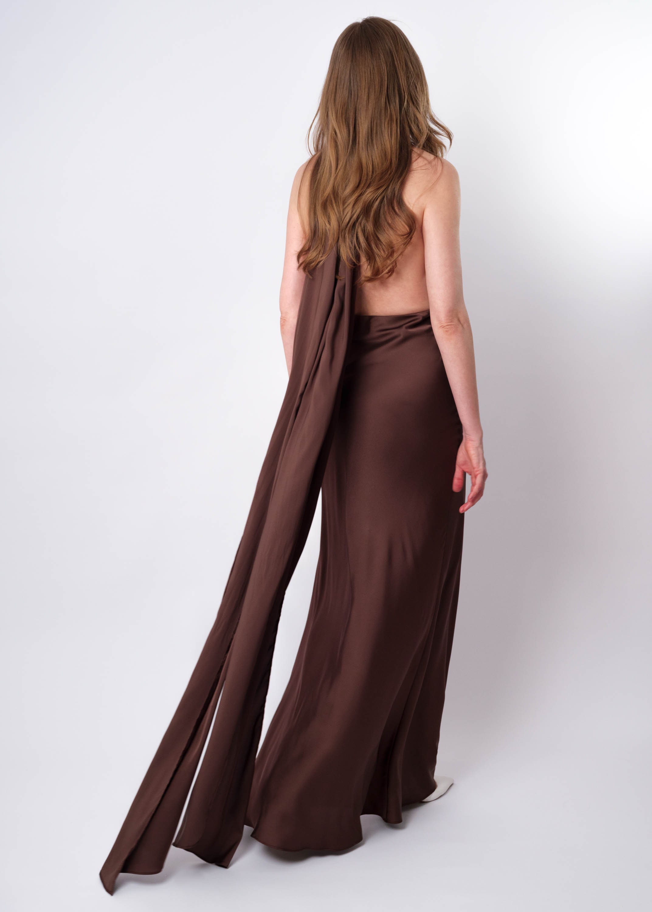 chocolate brown infinity dress TDY INFINITY DRESS] A classic dress that will never go out of style. Create  endless styles