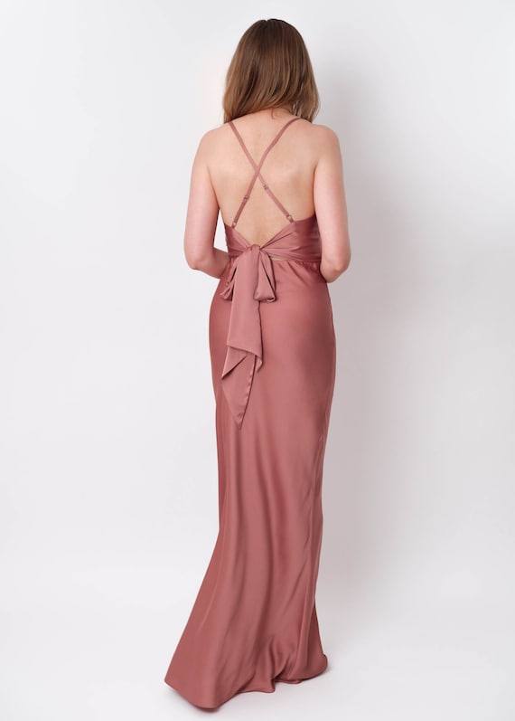 pink corset prom dress with slit Zapaka Women Sparkly Blush A Line Spaghetti Straps Evening Party Dress Slit, Blush / US24W Shop Club L London Size:size 1 DISC:yes length hem and an