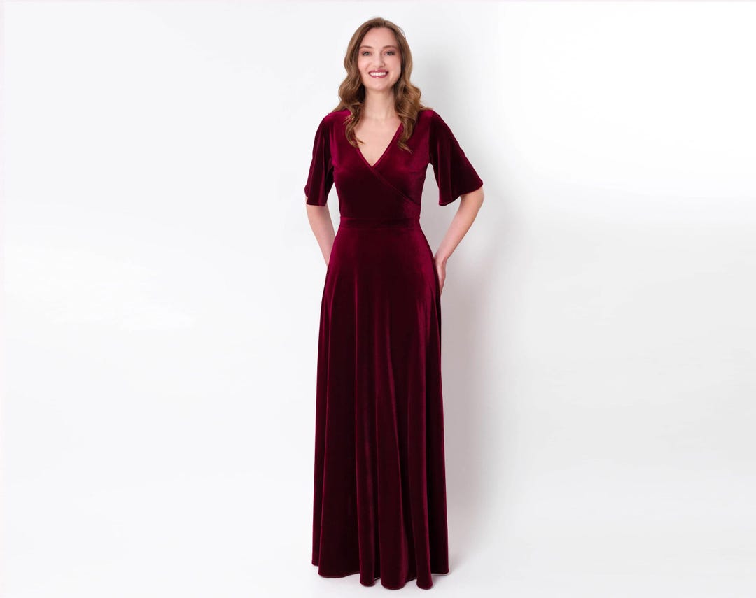 Velvet Long Wrap Dress Velvet Wrap Maxi Dress Nuuly Velvet Long Wrap Dress Velvet Wrap Maxi Dress Nuuly