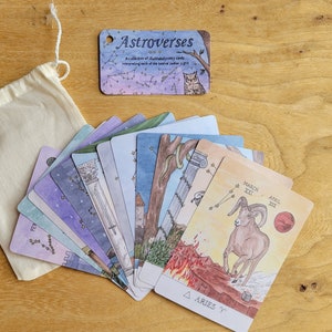 Astroverses: Ein illustriertes Poesiespiel des Tierkreises