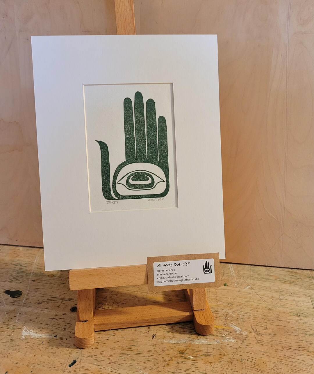 Formline Hand Block Print - Tsimshian Design - Etsy