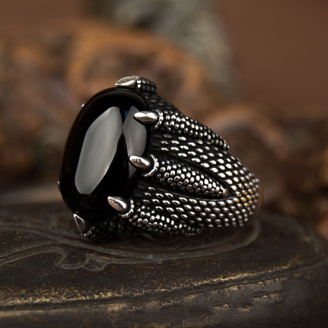指輪・リング [COLDFRAME] CLAW ONYX SILVER RING CLAW ONYX SILVER RING | COLDFRAME JEWELRY STORE
