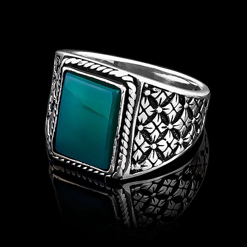 ★47bag ★ 925 Silver Antique Aqua Natural Stone Square Silv il_fullxfull.2976521120_l0nn.jpg