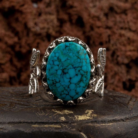 Omg Mind Boggling Vintage Navajo Persin Turquoise Native American Jewelry Silver Leaves Bracelet Omg Mind Boggling Vintage Navajo Persin Turquoise Native American Jewelry Silver Leaves Bracelet