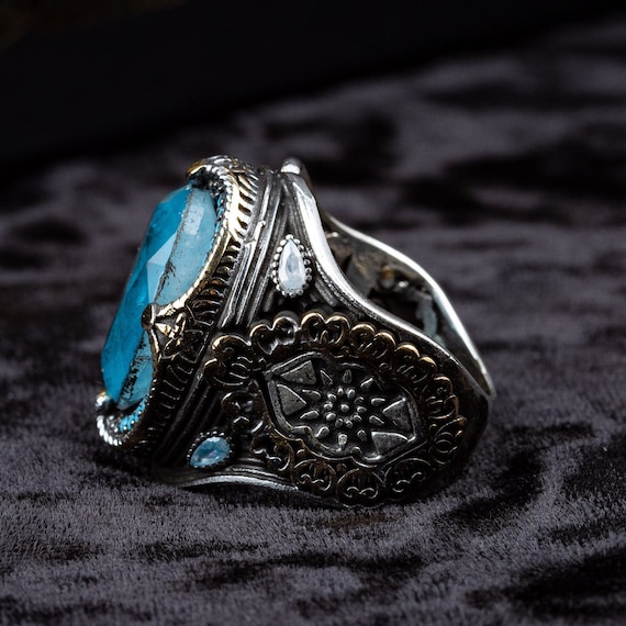 Anello Oro 9kt Argento 925 Regolabile Uomo Donna Anello In Argento Sterling 925 Con Moneta Sovrana In Oro Giallo 9kt - Tutte Le Taglie, Stile Sigillo Anello Moneta Sovrana Oro - Foto 5