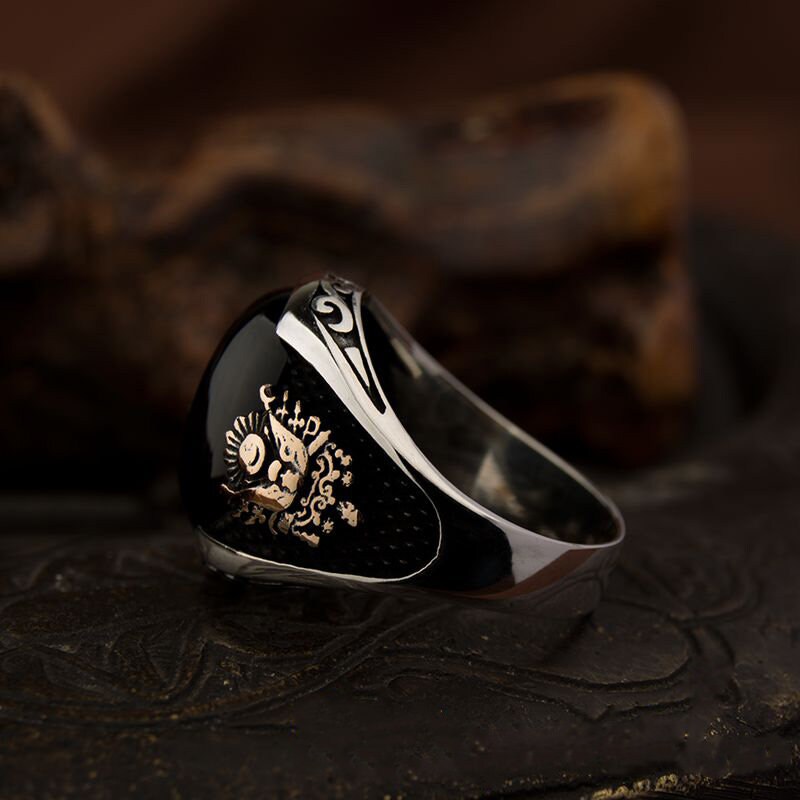 A&G onyx silver925 ring 超希少　正規品　鑑定済　レア Azrael Onyx Ring – Theswaf