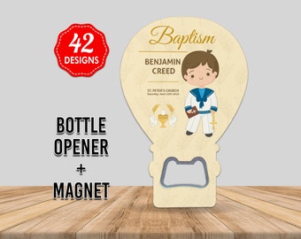 Customisable Bottle Opener Magnet Favor Gift for your Baby Shower or 1st Birthday Party, Party Favours, Birthday Party Favor