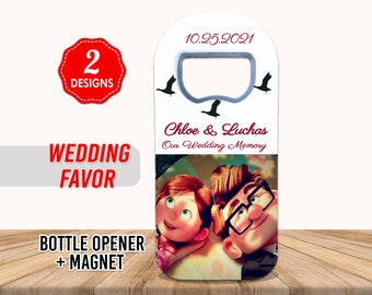 Customizable Wedding Favor For Guests in Bulk, Wedding Thank You Favor, Custom Wedding Gift, Wedding Gift, Save The Date, Custom Cap Opener