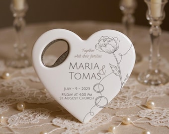 Personalized Wedding Favors For Guests in Bulk, Heart Shape Wedding Thank You Favor, Custom Wedding Gift, Wedding Gift, Gift Pack for Guests