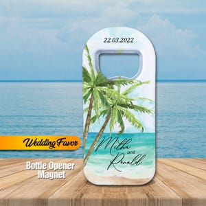 Summer Beach Theme Weddinf Favors, Customizable Wedding Favor For Guests in Bulk, Wedding Thank You Favor, Save The Date Favour