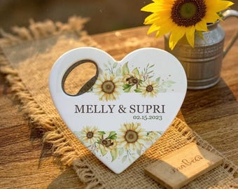 Herzform Hochzeitsbevorzugungen, magnetische Flaschenöffner, Hochzeitsgeschenk, danke, Souvenirs, Flaschenöffner, beste Designs zu bevorzugen