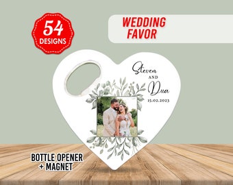 CUSTOMIZABLE PHOTO fridge MAGNET - Personalised picture magnet - instagram magnet - Thank You Favor - Save the Date Magnet - Wedding Favors