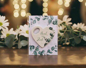 Customizable Wedding Favor For Guests in Bulk, Heart Shape Wedding Thank You Favor, Custom Wedding Gift, Wedding Gift, Gift Pack for Guests