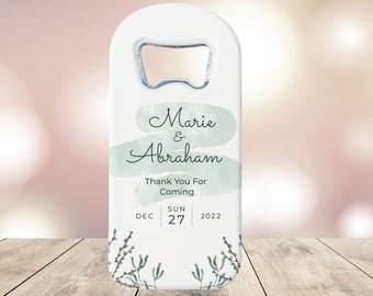 Customizable Wedding Favor For Guests in Bulk, Wedding Thank You Favor, Custom Wedding Gift, Wedding Gift, Save The Date, Custom Cap Opener