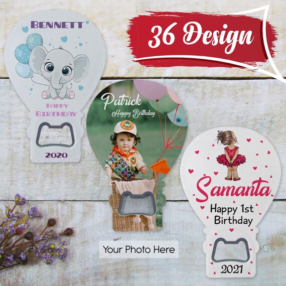 Customized BABY SHOWER fridge Favors for 1st Birthday Etsy