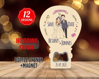 Customizable Wedding Favor For Guests in Bulk, Wedding Thank You Favor, Custom Wedding Gift, Wedding Gift, Save The Date, Custom Cap Opener