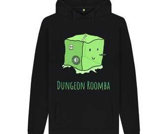 Dungeons And Dragons Hoody 100% Organic Cotton - Dungeon Roomba, D&d Gift, Dnd Hoody