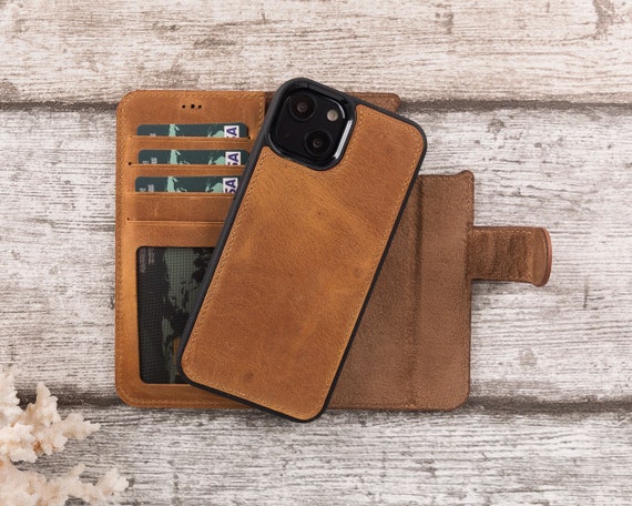 iPhone 11 Pro Max Leather Detachable Wallet Case with MagSafe