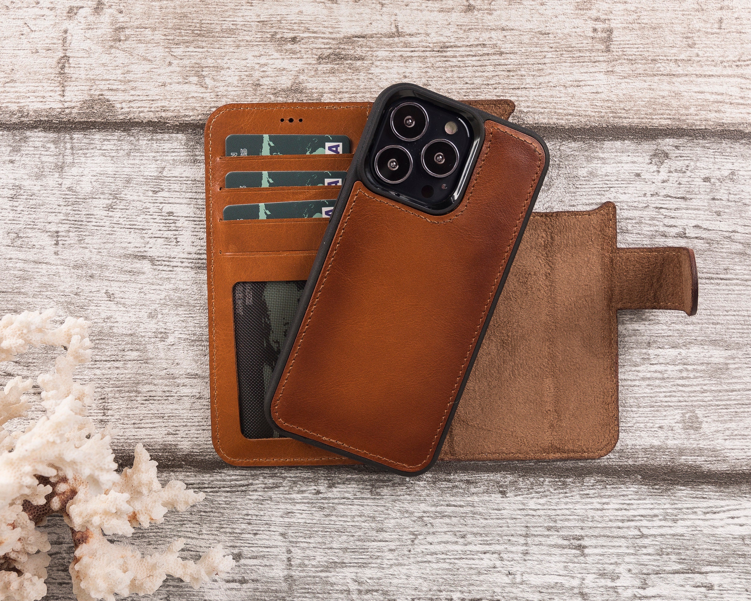 Brown Monogram Wallet iPhone Case