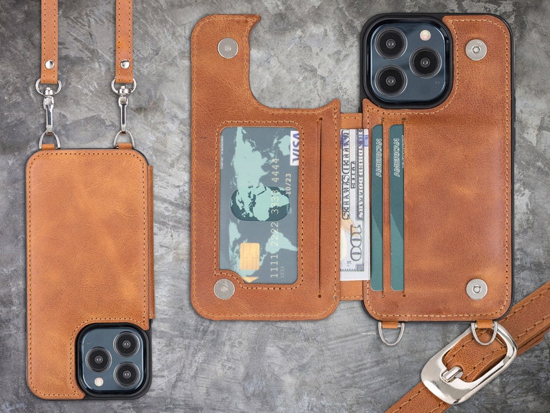 Iphone 13 Pro Iphone 13 Pro Max Crossbody Phone Case Full Etsy