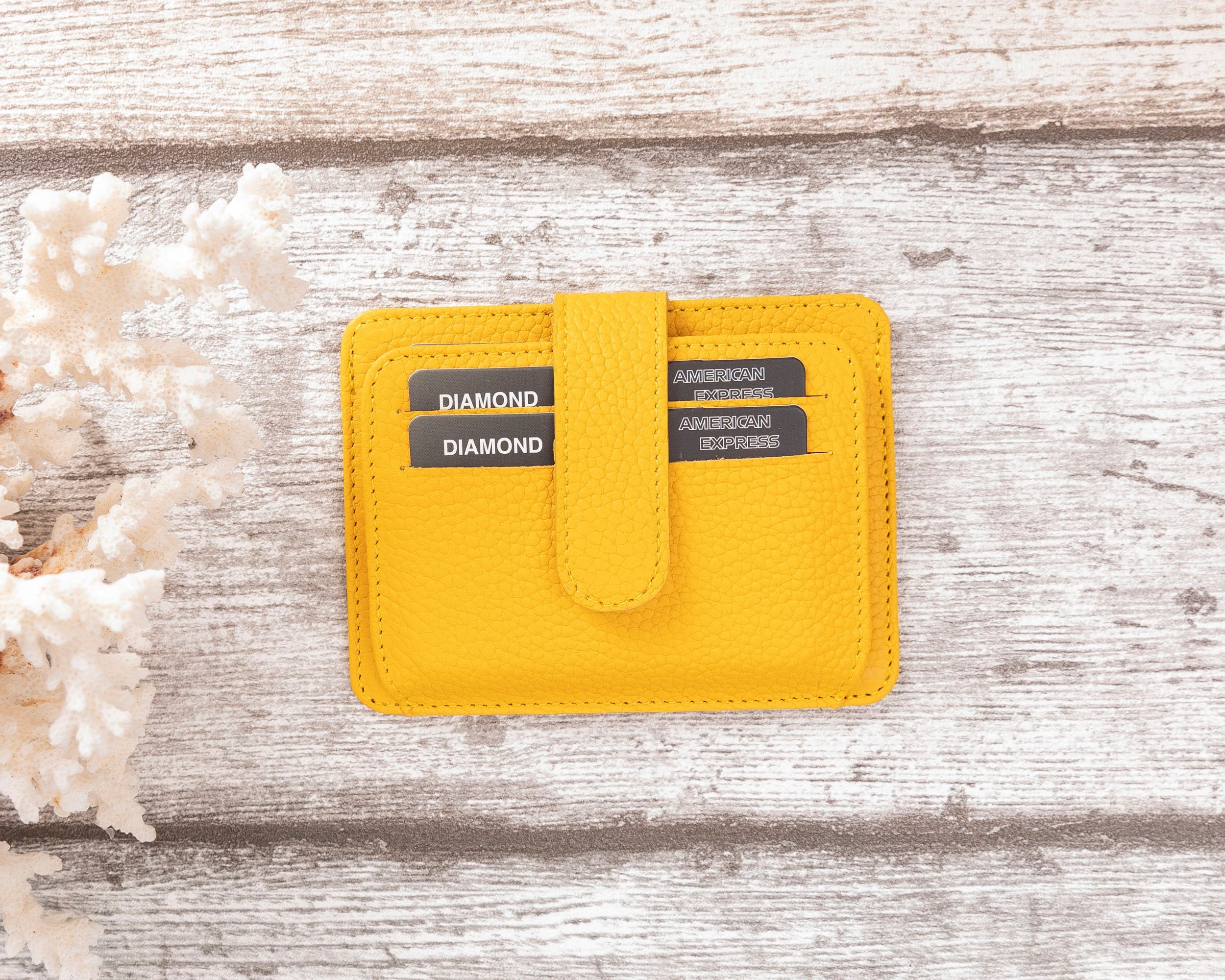 Card Holder Premium Genuine Leather With Closure Etsy UK