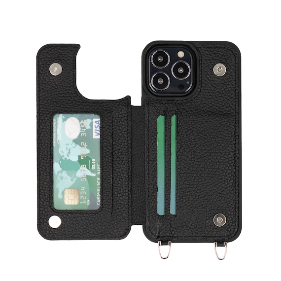 Crossbody Phone Case for iPhone 13 Pro Max Genuine Leather Phone Case With Shoulder Strap Phone Sleeve Gift for Her Etsy Canada