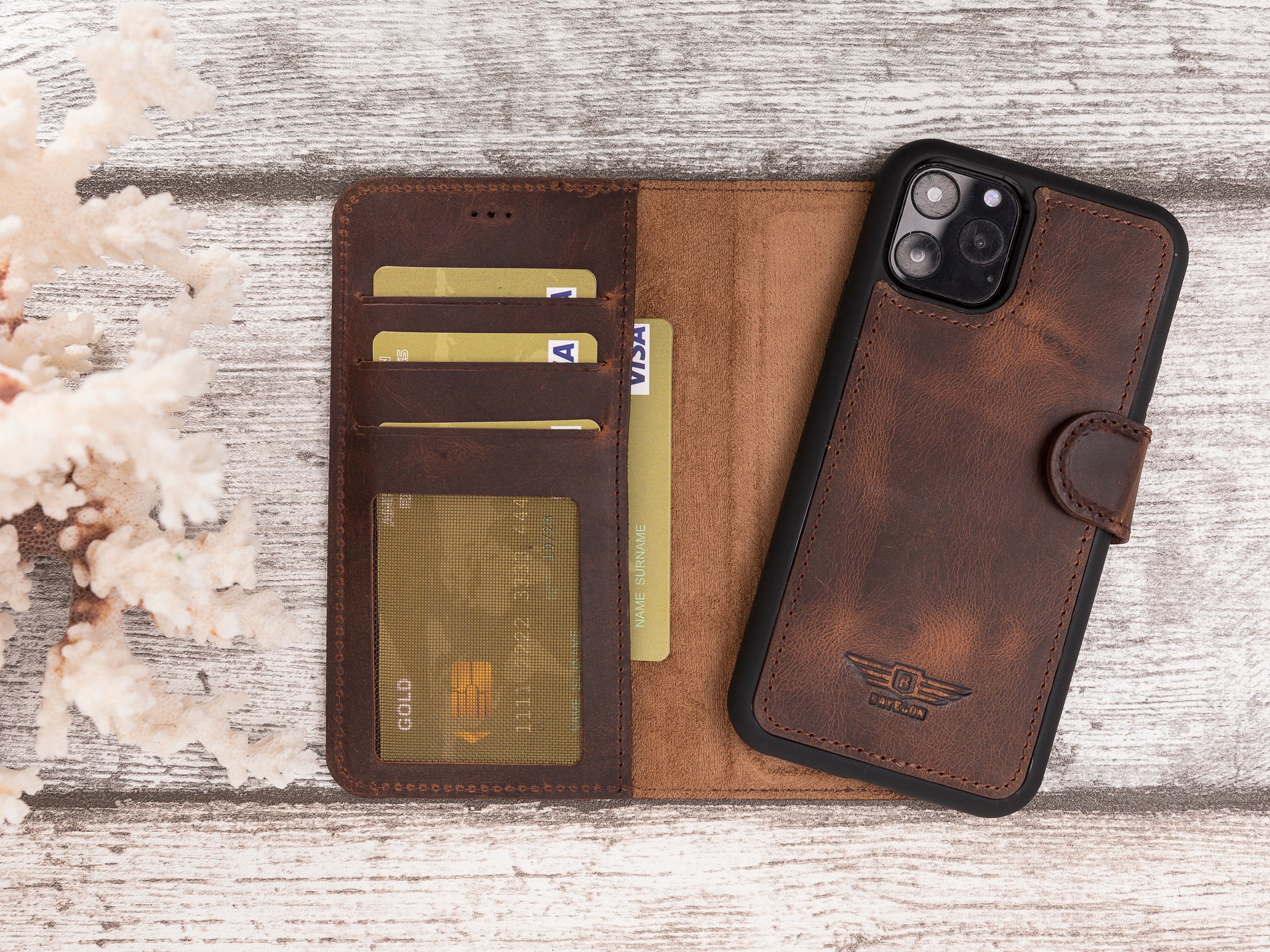 Brown Monogram Wallet iPhone Case