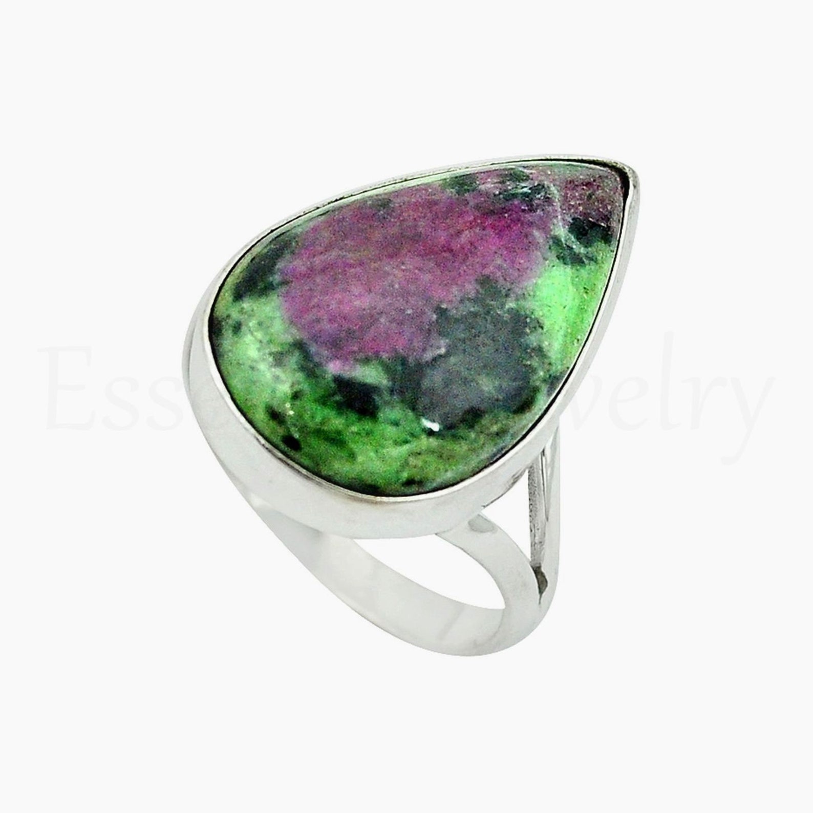 Cute Ruby Zoisite Ring Women's Jewelry 925 Sterling - Etsy