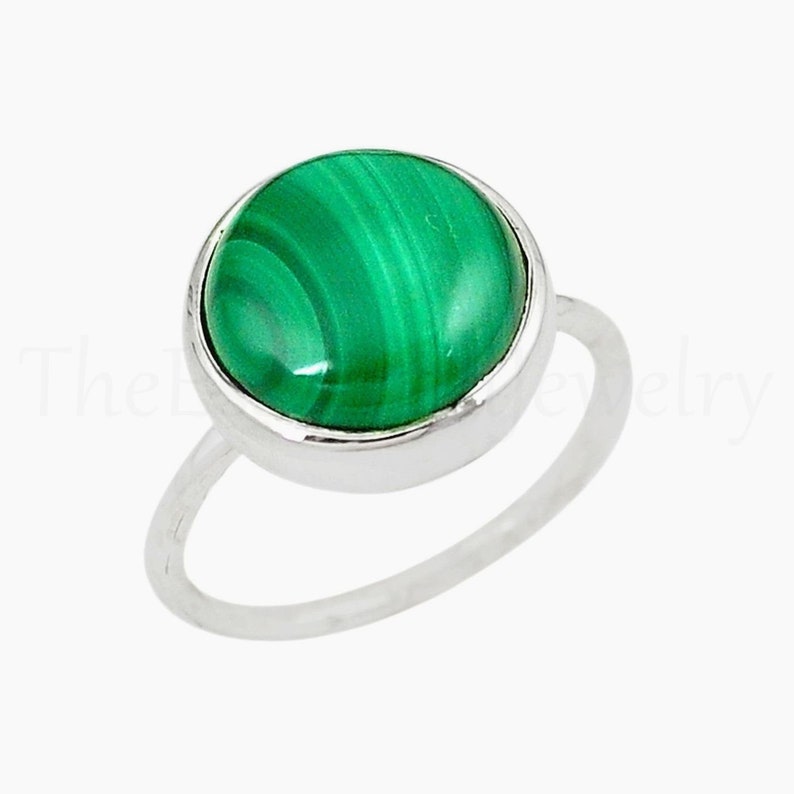 Natural Malachite Ring Boho Ring Malachite Jewelry Christmas Sale Silver Ring Womens Ring Gift for Her Artisan Ring Statement Ring