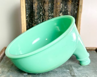Jadeite Green Depression Milk Glass Juicer Attachment