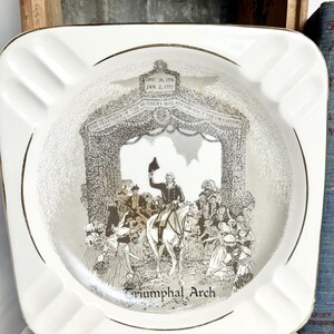 George Washington Triumphal Entry Plate or Astray April 1989, Historical Souvenir