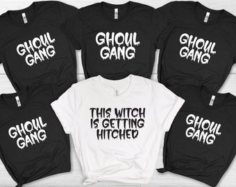 Halloween Hen Party T-Shirts: Ghoul Gang, Bride Team Shirts