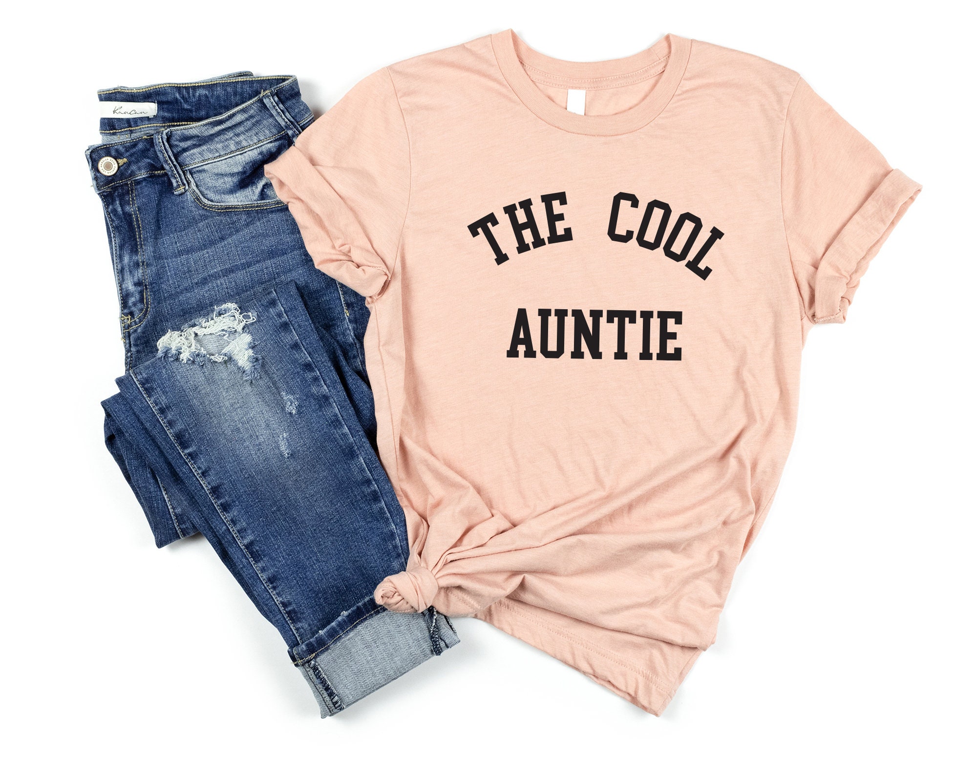 Aunt Life T Shirt Auntie Shirts Women Cute Heart Aunt Vibes Shirt Casual Short Sleeve Aunt Gift Shirts Tops 