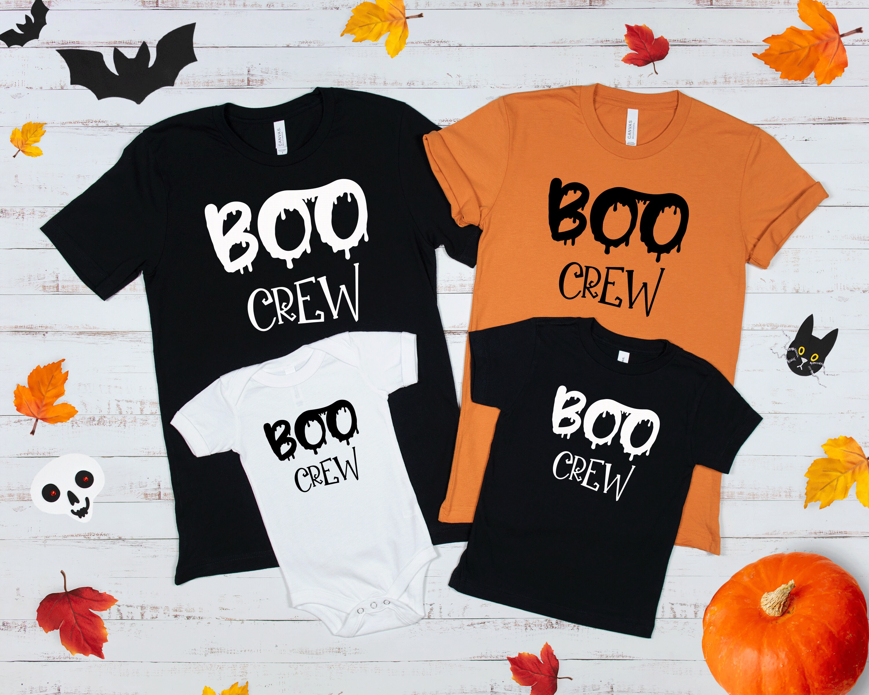 Boo Crew Shirts Funny Halloween T-Shirt, The Boo Crew Family Tshirts, The Boo Crew Family Shirts, Family Halloween Tshirts, Family Halloween