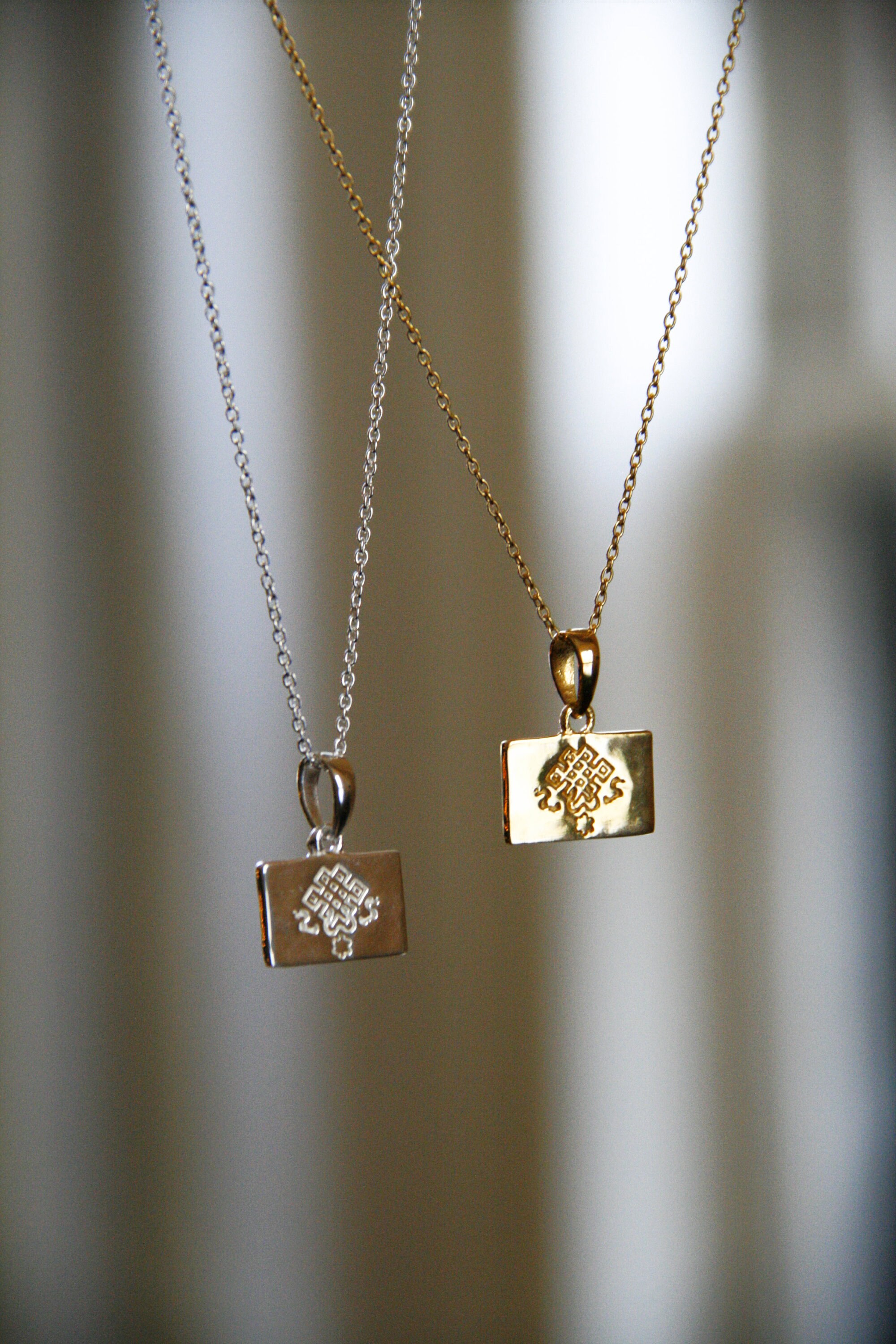 ネックレス・ペンダント Chain Unit Knot Necklace #5749 925 Sterling Silver Bujukan Y Knot Necklace @ $385. Shop