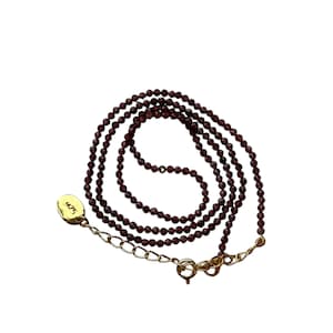Garnet Beaded Necklace