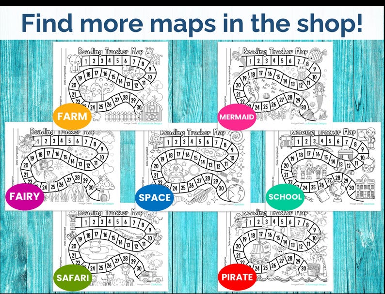 Check out reading tracker maps in the Prioritized Living shop.