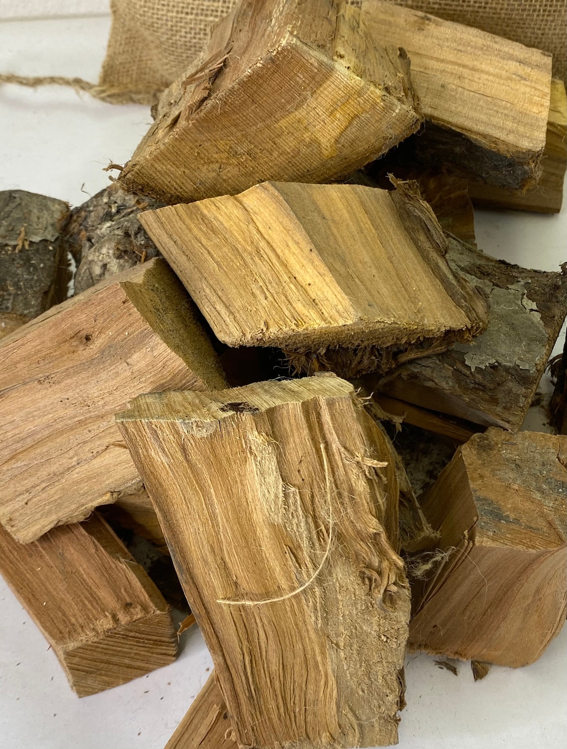 Apple Wood Chunks For Smoking BBQ Cooking Naturally Aged by Etsy