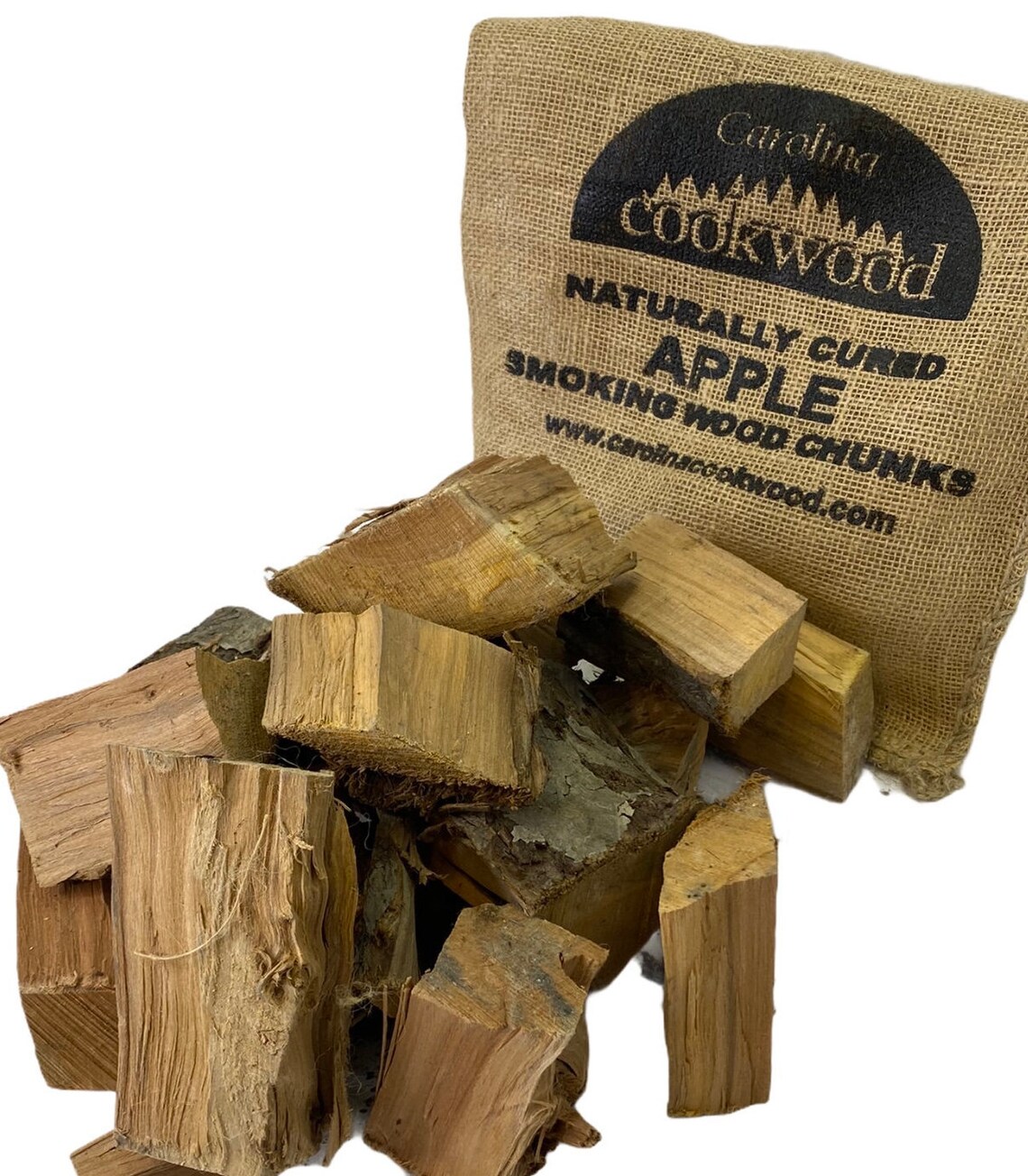Apple Wood Chunks For Smoking BBQ Cooking Naturally Aged by Etsy