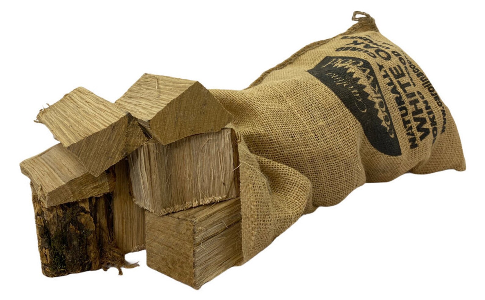 White Oak Wood Chunks For Smoking BBQ Cooking Naturally Aged Etsy