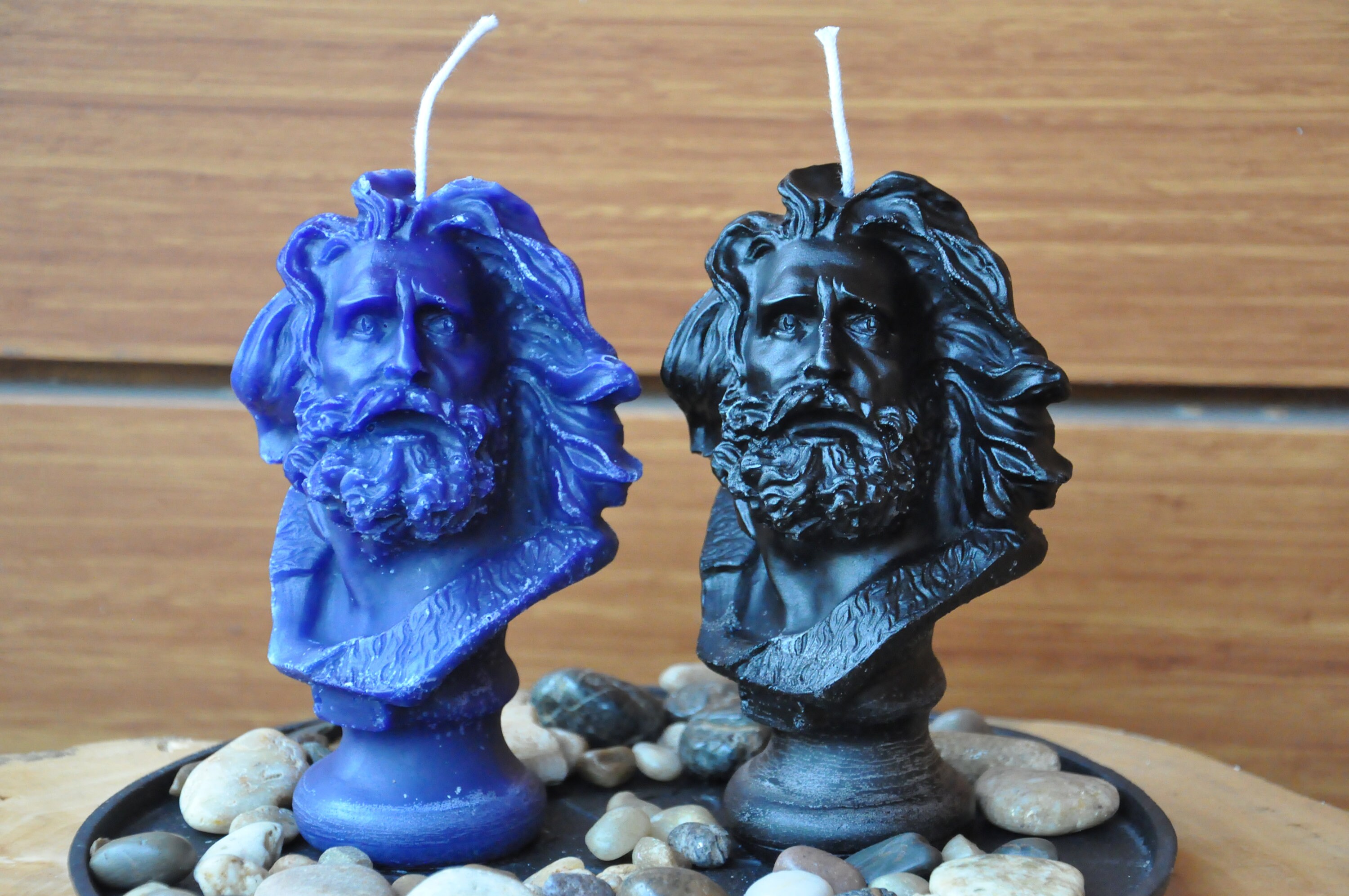 LARGE Zeus Candle Greek Sculpture Candle Male Bust Candle Etsy UK
