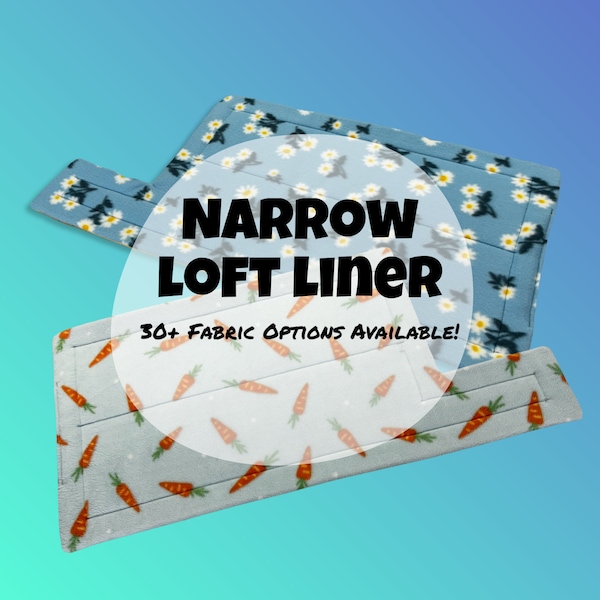 Guinea Pig Narrow Loft Liners - Made With Zorb - Left Ramp - Right Ramp -Narrow Loop Loft - Narrow Loft Liner - Cagetopia Brand Sizing