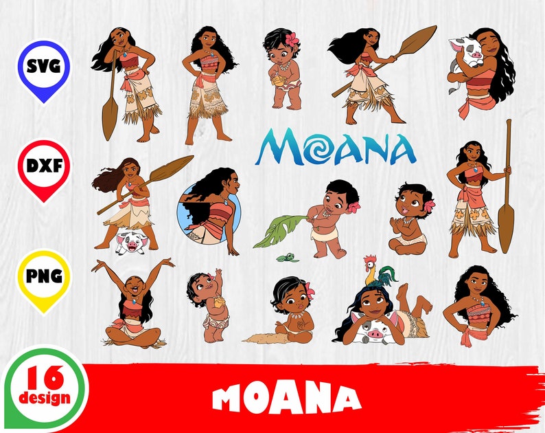 Png Clipart Moana Princess Svg Dxf Silhouette Cut Files Kits How To Craft Supplies Tools Kromasol Com