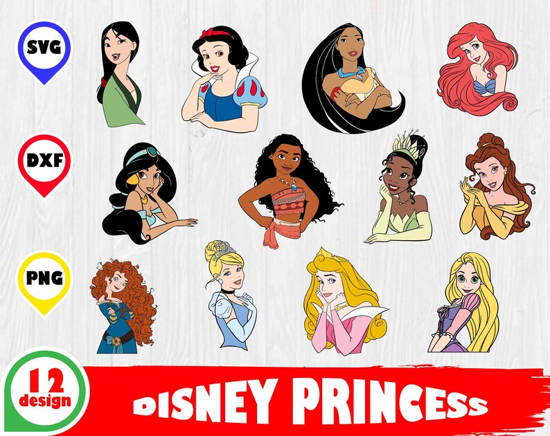 Disney Princess Svg