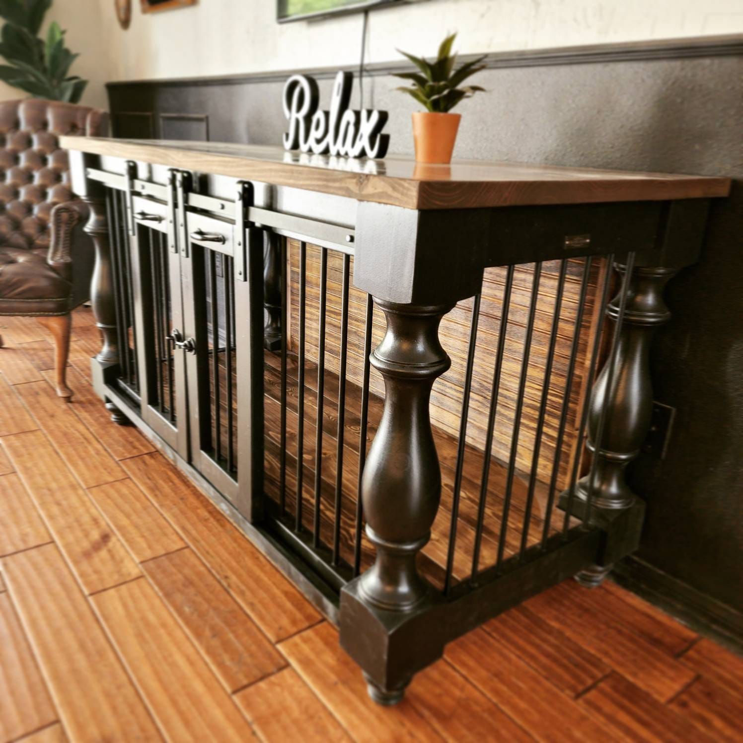 The Fine Rustic Custom Dog Crate Handmade Original / Custom Etsy