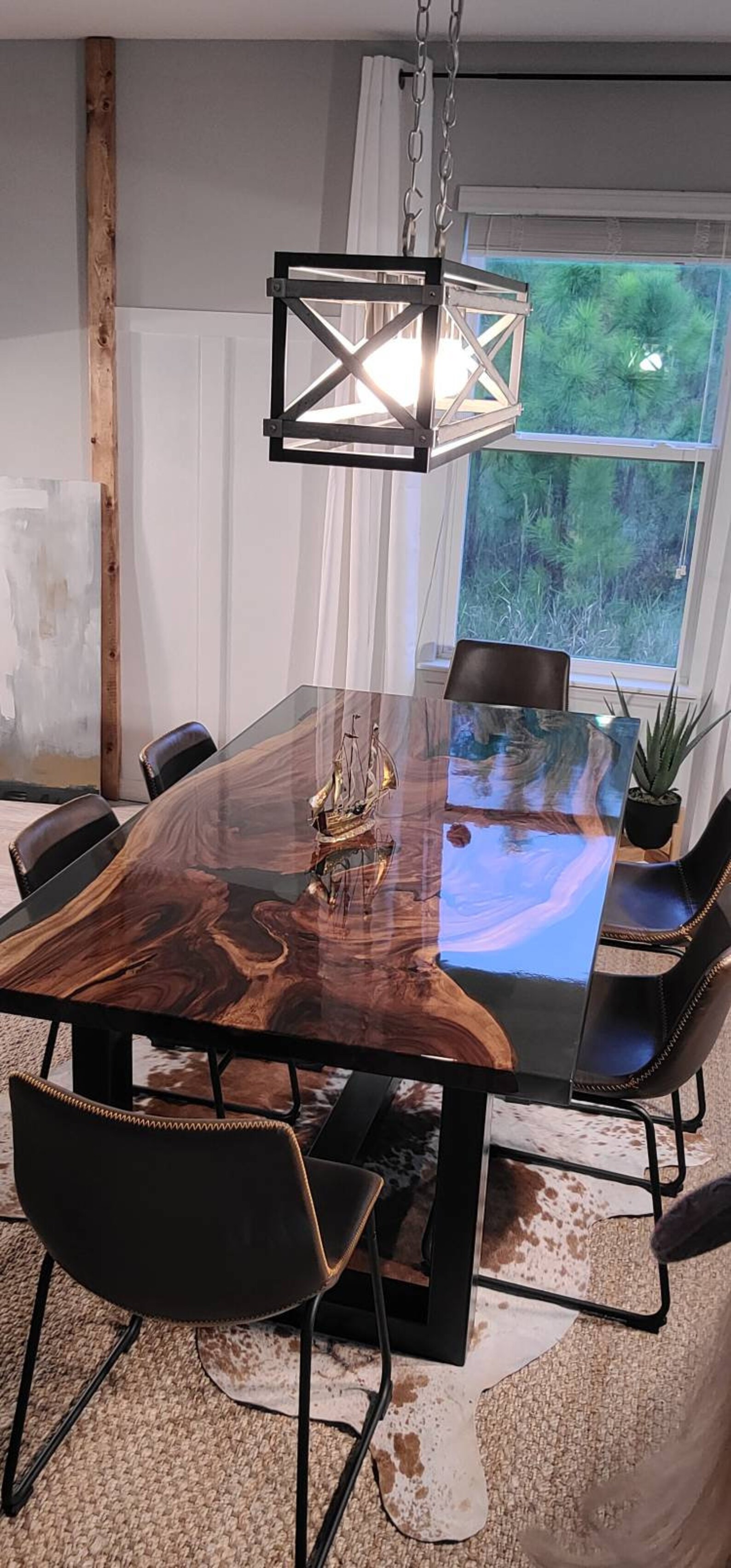 EPOXY DINING TABLE Epoxy Kitchen Table Epoxy Resin Epoxy | Etsy