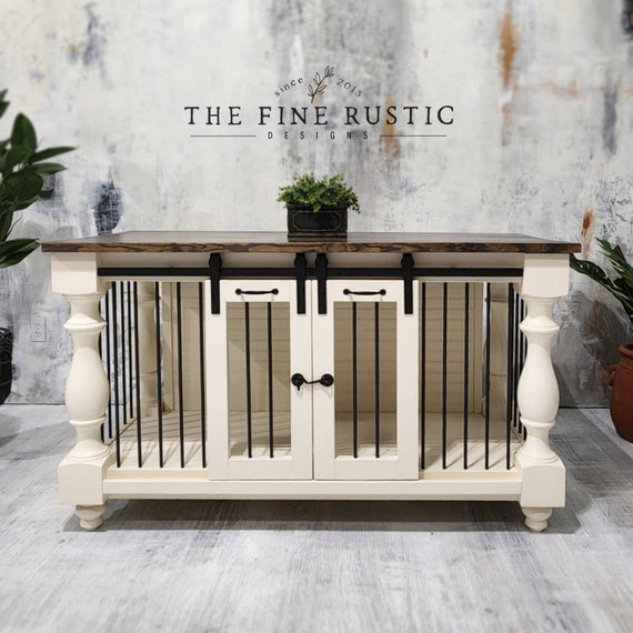 The Fine Rustic Custom Dog Crate Handmade Original / Custom Etsy